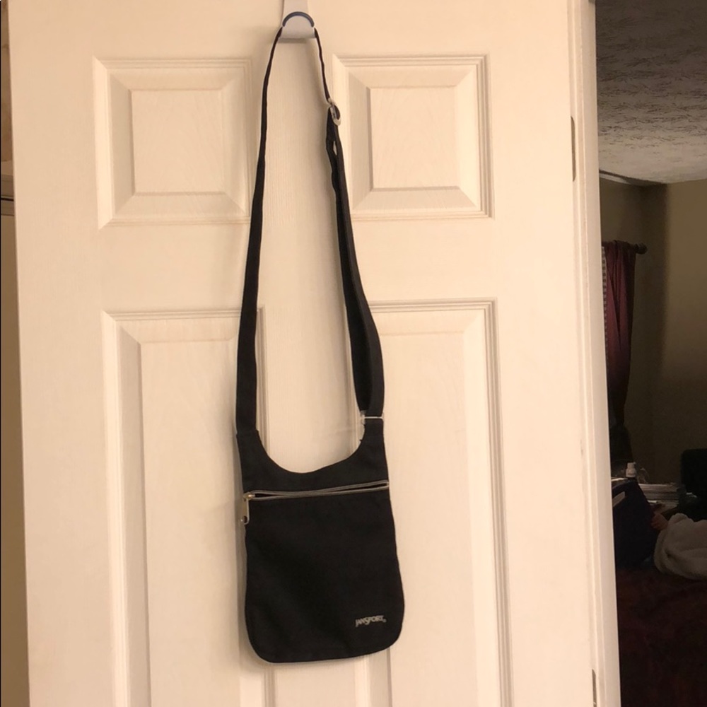 Jansport crossbody black purse